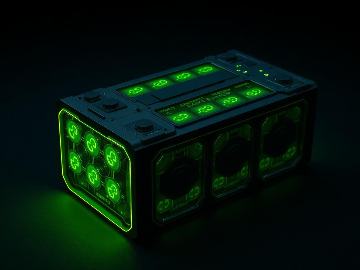 ZUSTEV electric scooter battery pack with glowing cells